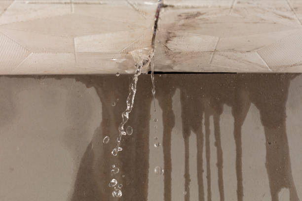 Professional Burst Pipe Cleanup technician working in Swannanoa, NC
